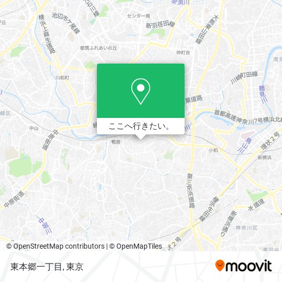 東本郷一丁目地図