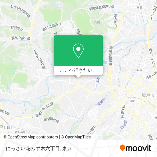 にっさい花みず木六丁目地図