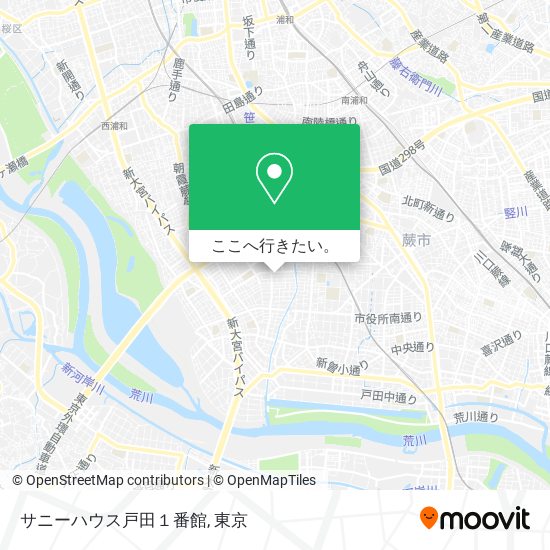 サニーハウス戸田１番館地図