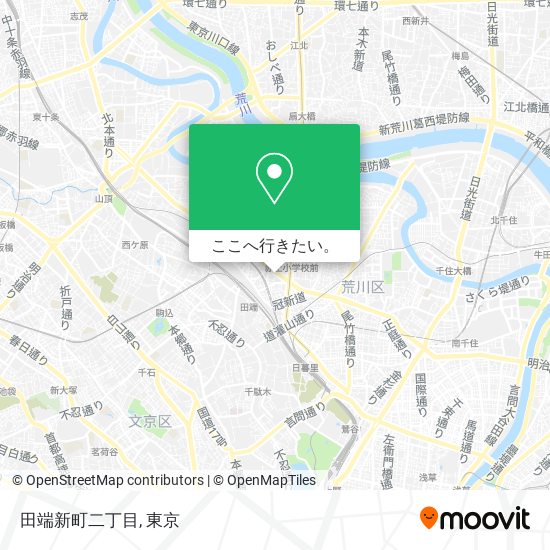 田端新町二丁目地図