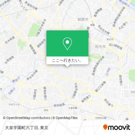 大泉学園町六丁目地図