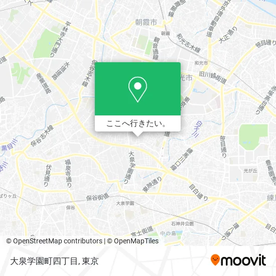 大泉学園町四丁目地図