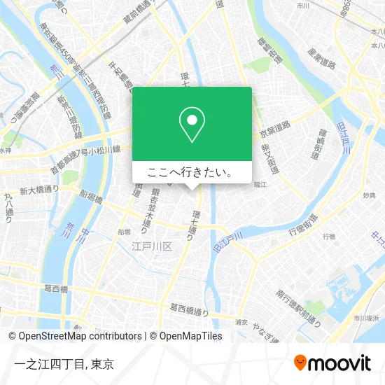 一之江四丁目地図