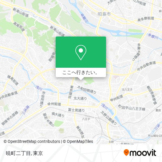 暁町二丁目地図