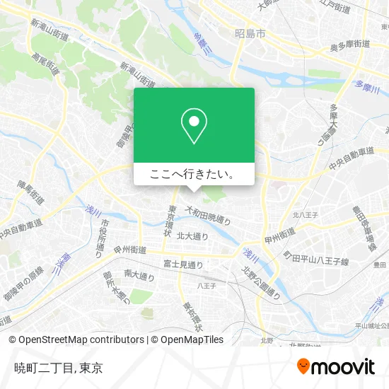 暁町二丁目地図