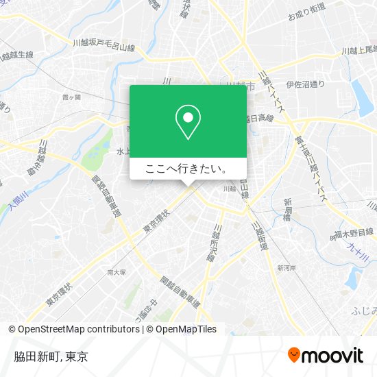 脇田新町地図