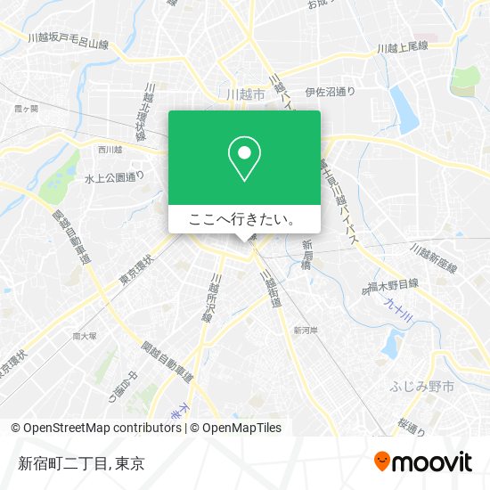 新宿町二丁目地図