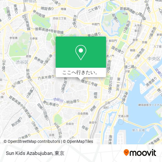 Sun Kids Azabujuban地図
