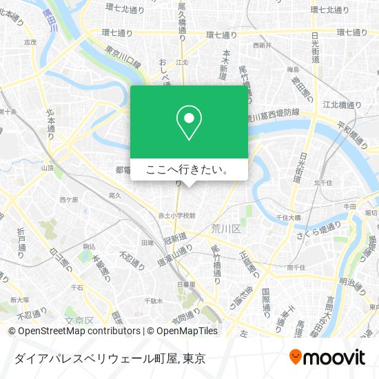 ダイアパレスベリウェール町屋地図