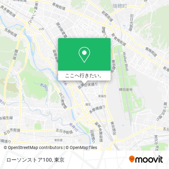 ローソンストア100地図