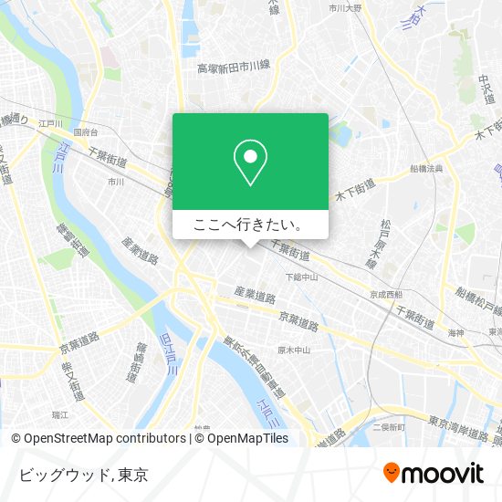 ビッグウッド地図