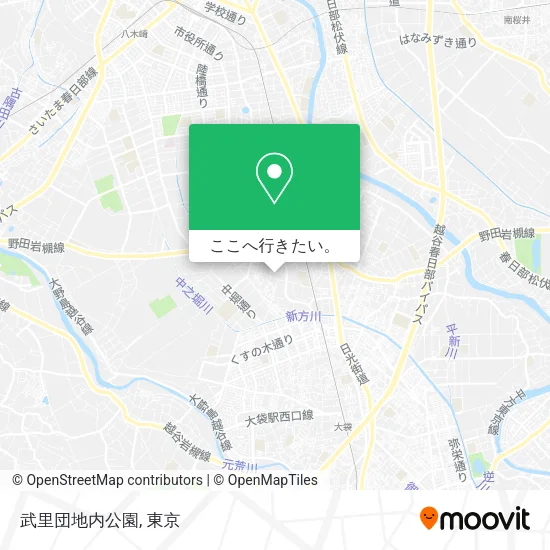 武里団地内公園地図