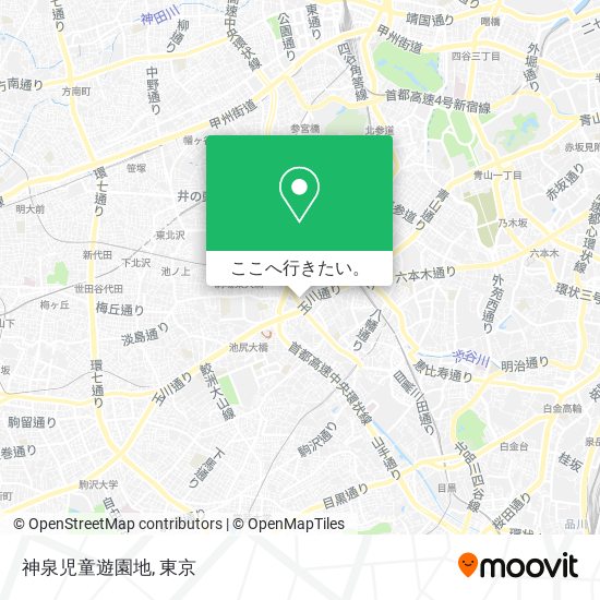 神泉児童遊園地地図