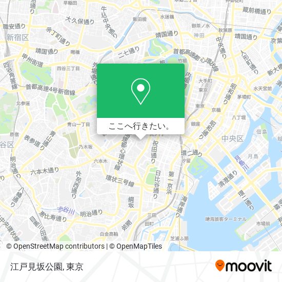 江戸見坂公園地図