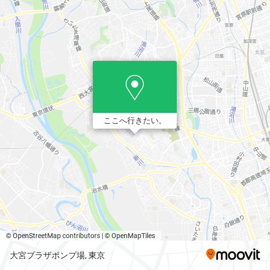 大宮プラザポンプ場地図