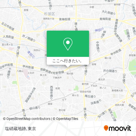 塩硝蔵地跡地図