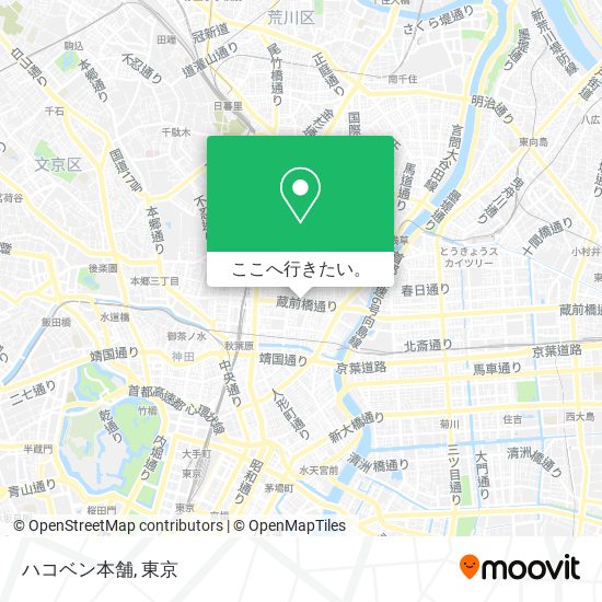 ハコベン本舗地図