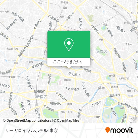 リーガロイヤルホテル地図