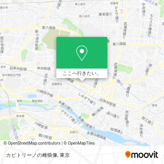 カピトリーノの雌狼像地図