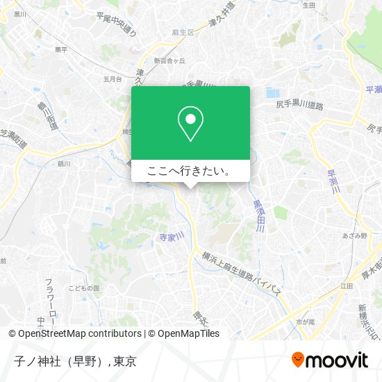 子ノ神社（早野）地図
