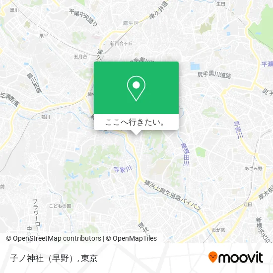 子ノ神社（早野）地図