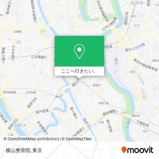 横山整骨院地図