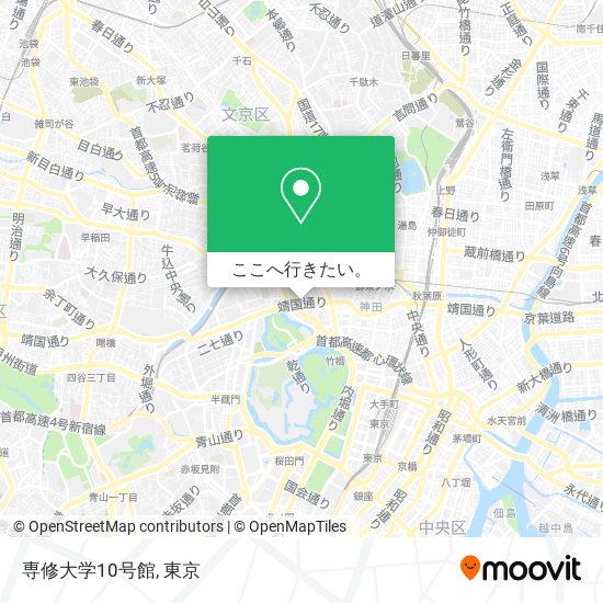 専修大学10号館地図