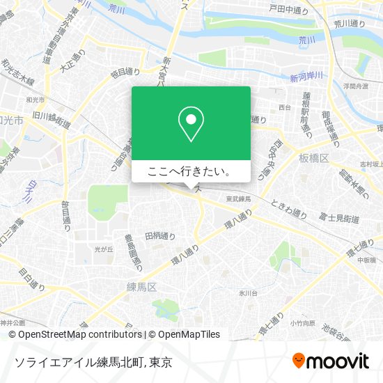 ソライエアイル練馬北町地図