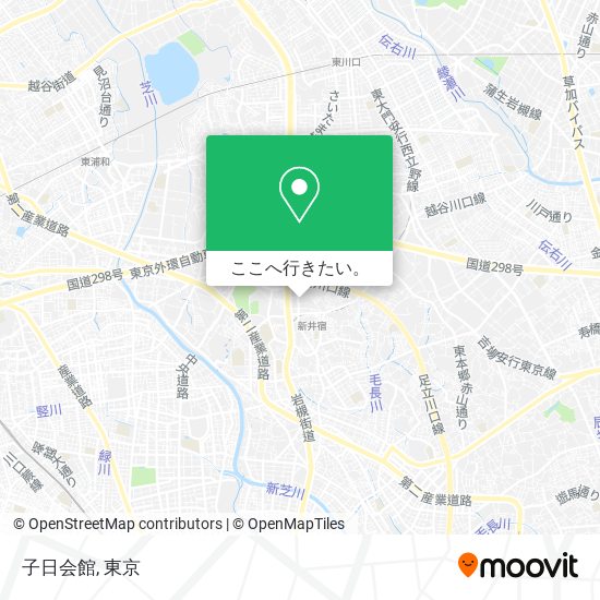 子日会館地図