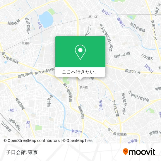 子日会館地図