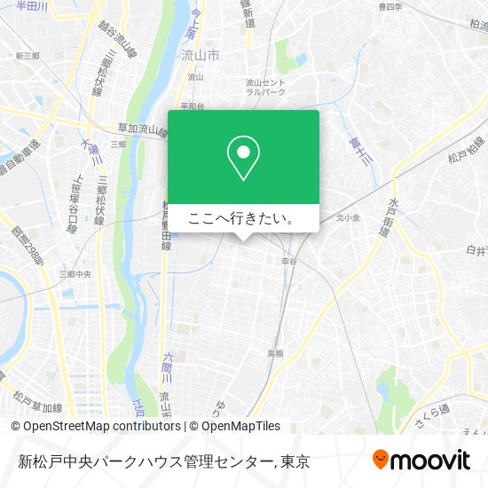 新松戸中央パークハウス管理センター地図