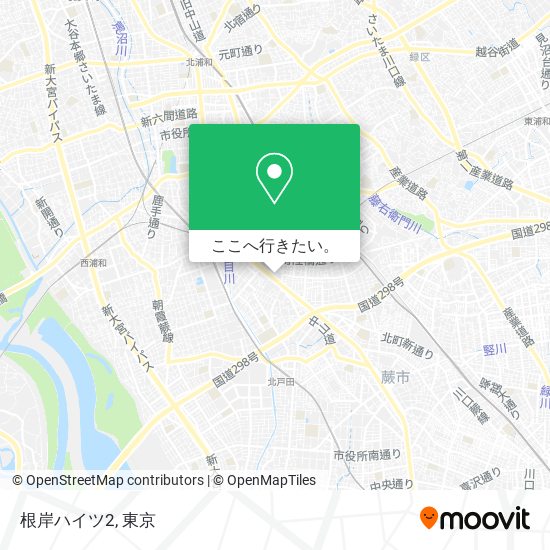 根岸ハイツ2地図