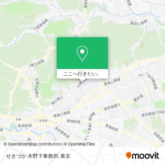 せきづか 木野下事務所地図