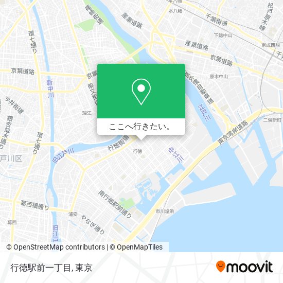 行徳駅前一丁目地図