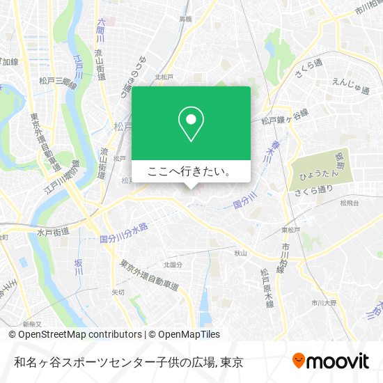 和名ヶ谷スポーツセンター子供の広場地図