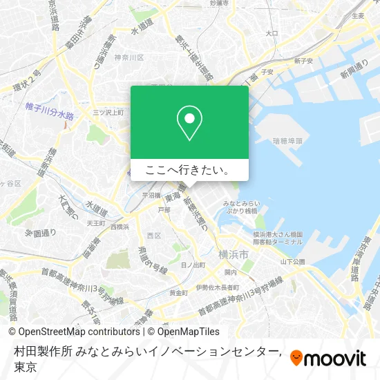 村田製作所 みなとみらいイノベーションセンター地図