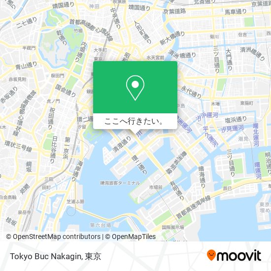Tokyo Buc Nakagin地図