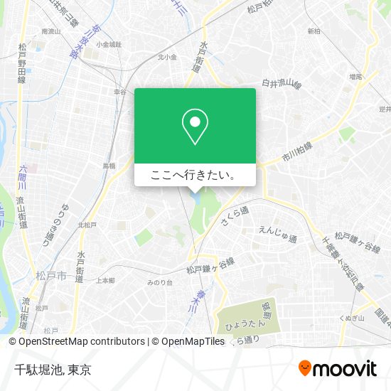千駄堀池地図