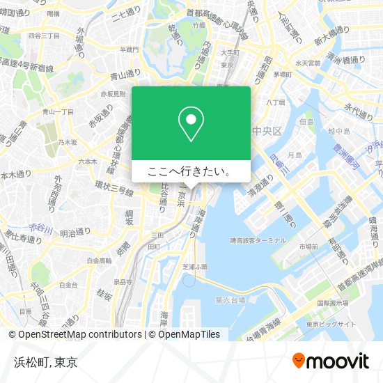 浜松町地図