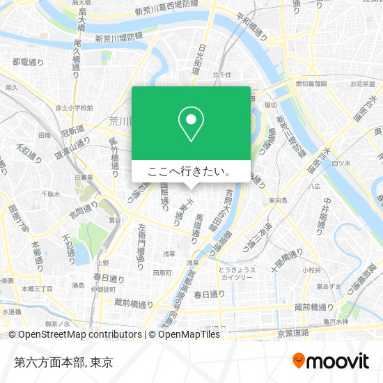 第六方面本部地図