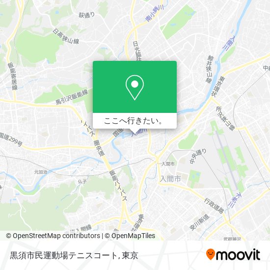 黒須市民運動場テニスコート地図