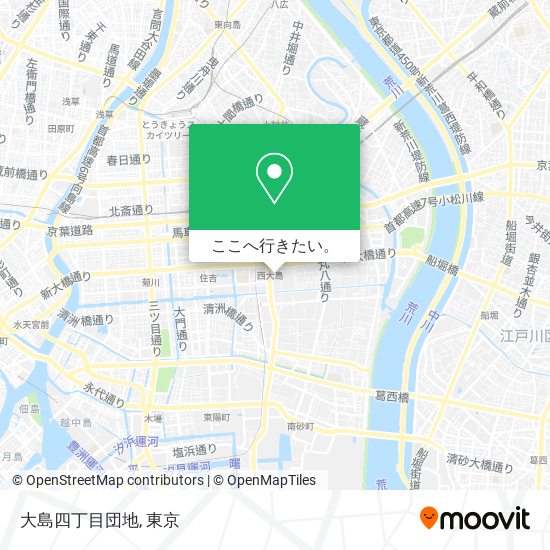 大島四丁目団地地図