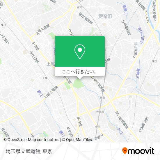 埼玉県立武道館地図