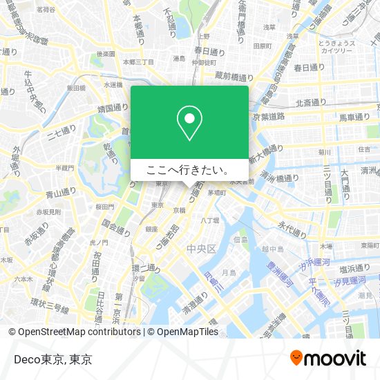 Deco東京地図