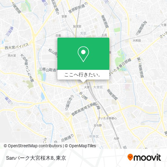 Sanパーク大宮桜木8地図