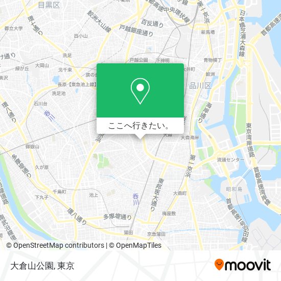 大倉山公園地図