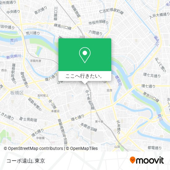 コーポ遠山地図