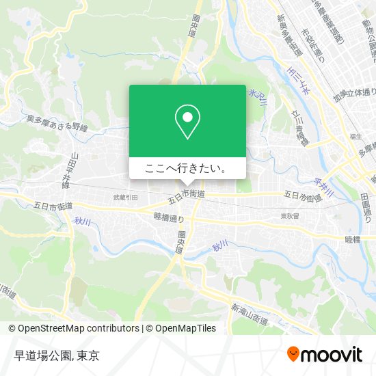 早道場公園地図