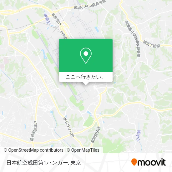 日本航空成田第1ハンガー地図