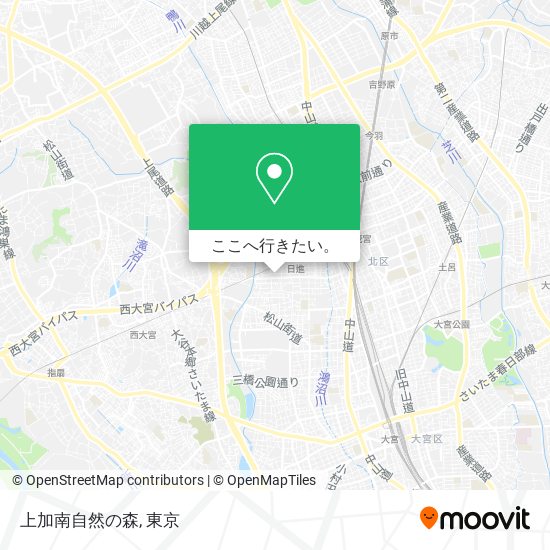 上加南自然の森地図